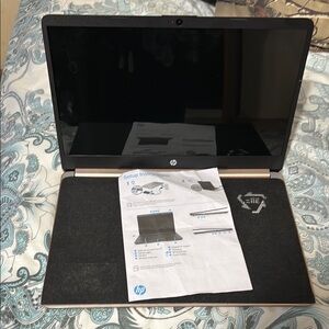 HP Laptop - Sleek Black Design